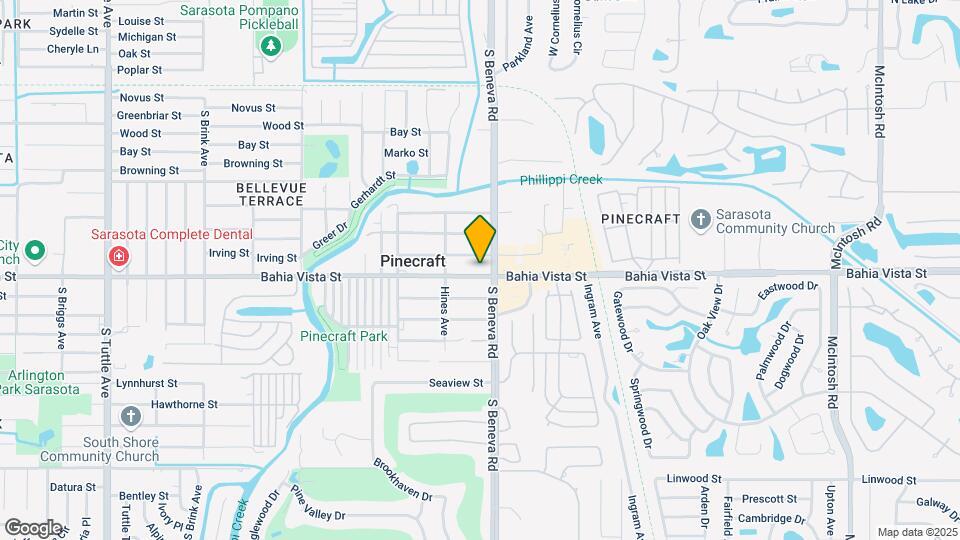 3533 Bahia Vista St Map and Location Details