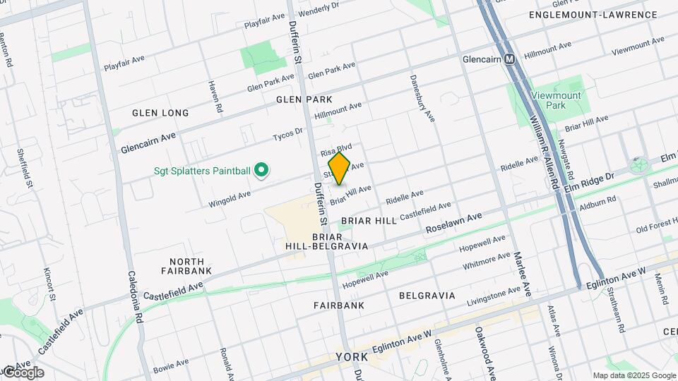 1100 Briar Hill Ave Map and Location Details