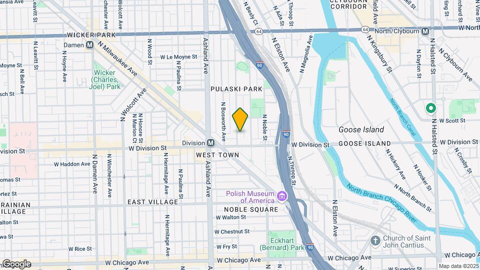 1225 N Greenview Ave, Unit 3N Map and Location Details