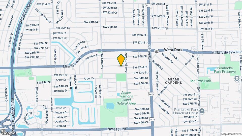 6218 SW 32nd St, Unit 2 Map and Location Details