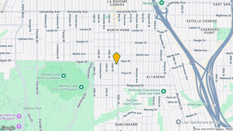 3358 30th St Map and Location Details
