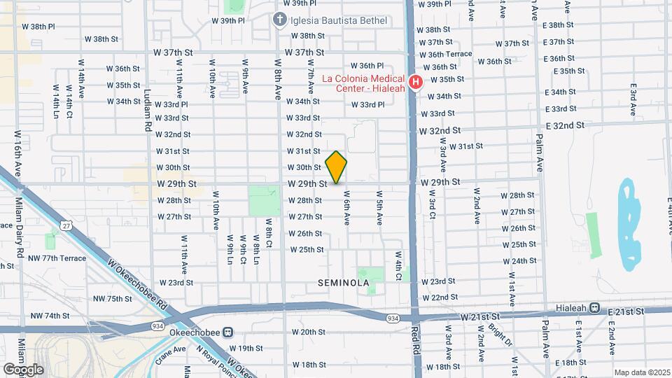 624 W 29th St Map and Location Details