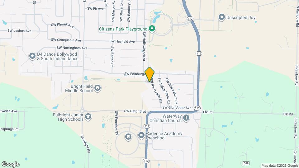4802 SW Newcastle Rd Map and Location Details