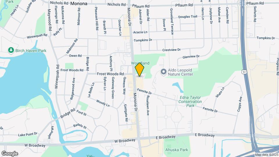 5910 Monona Dr Map and Location Details