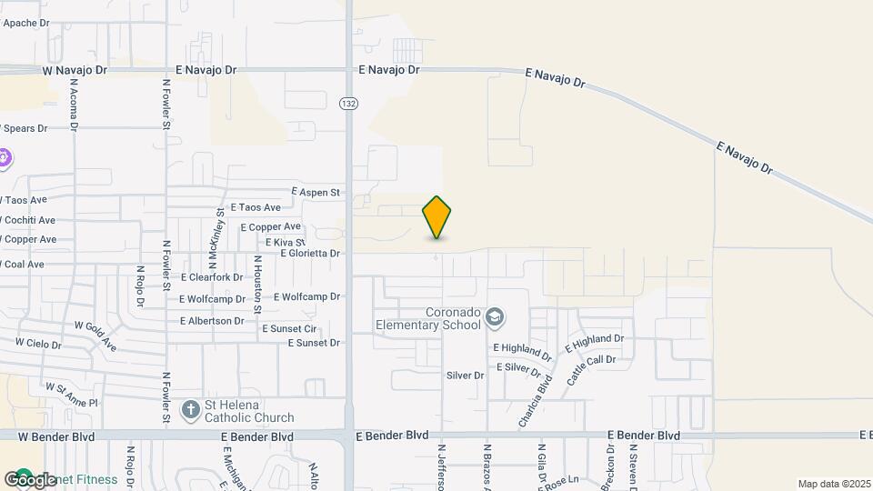 1040 E Glorietta Dr Map and Location Details