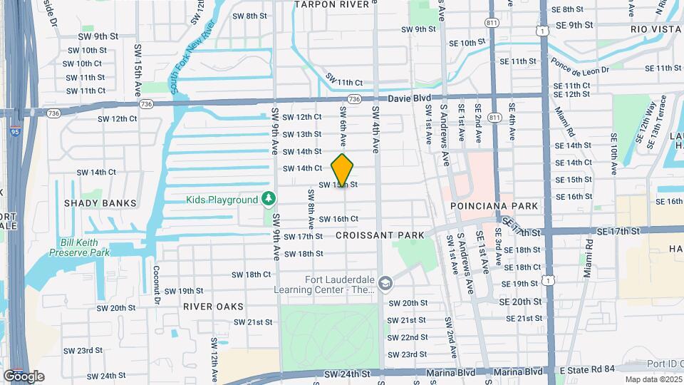 1517 SW 6th Ave-Unit -2 Map and Location Details