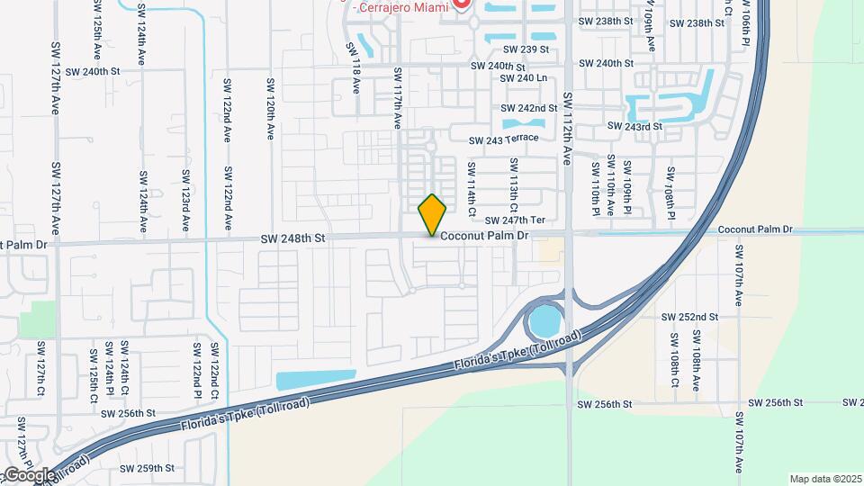 11537 SW 248th Terrace Map and Location Details