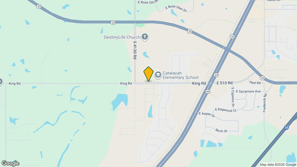 10105 E King Pl Map and Location Details