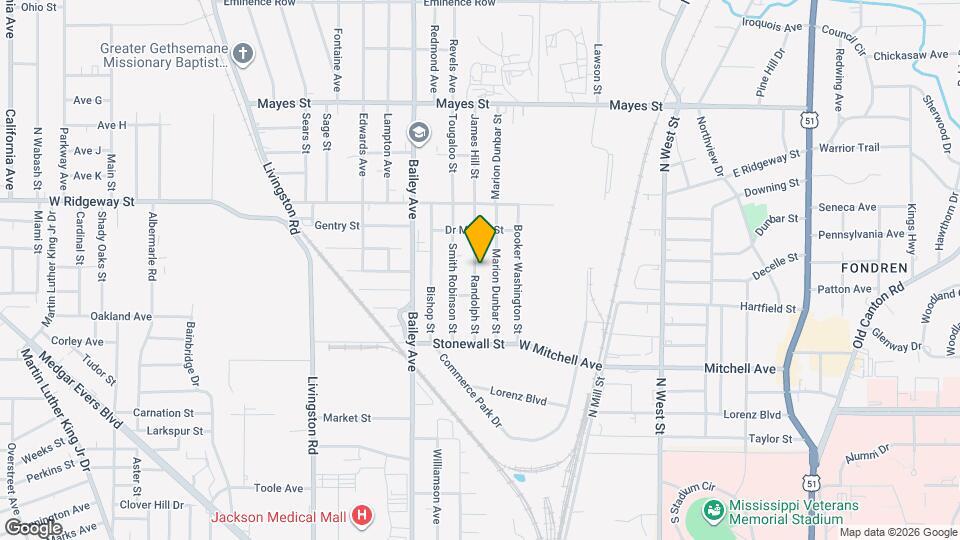 2934 Randolph St Map and Location Details