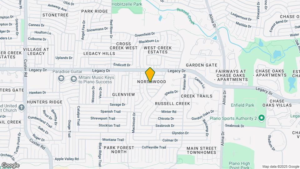 1432 Honey Locust Dr Map and Location Details