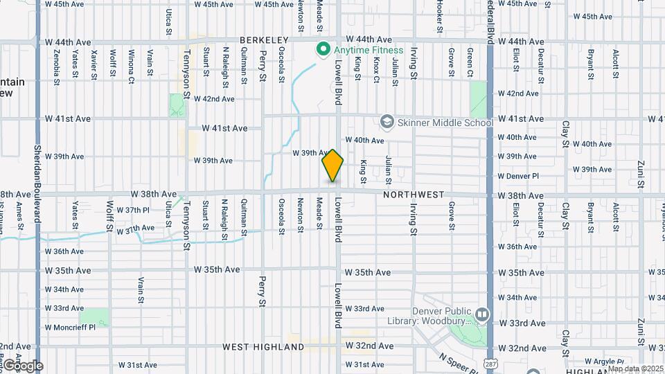 3805 Lowell Blvd Map and Location Details