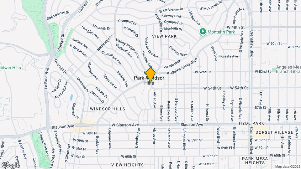 5327 Valley Ridge Ave Map and Location Details