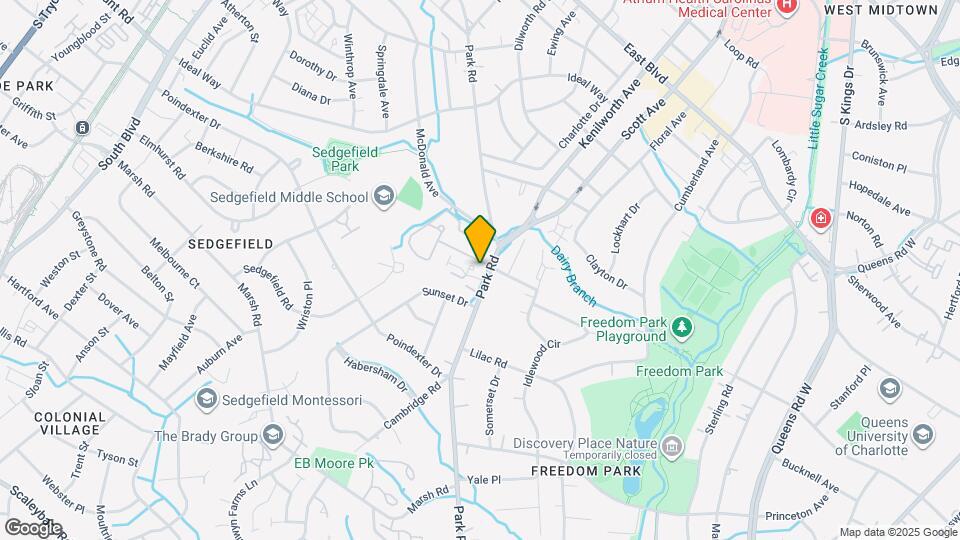 1117 Park West Dr Mapa y Detalles de la Ubicación