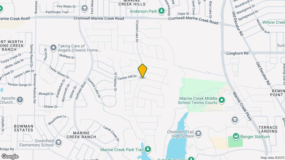 5325 Center Hill Dr Map and Location Details