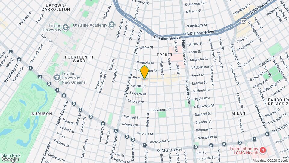 2223 Soniat St Map and Location Details