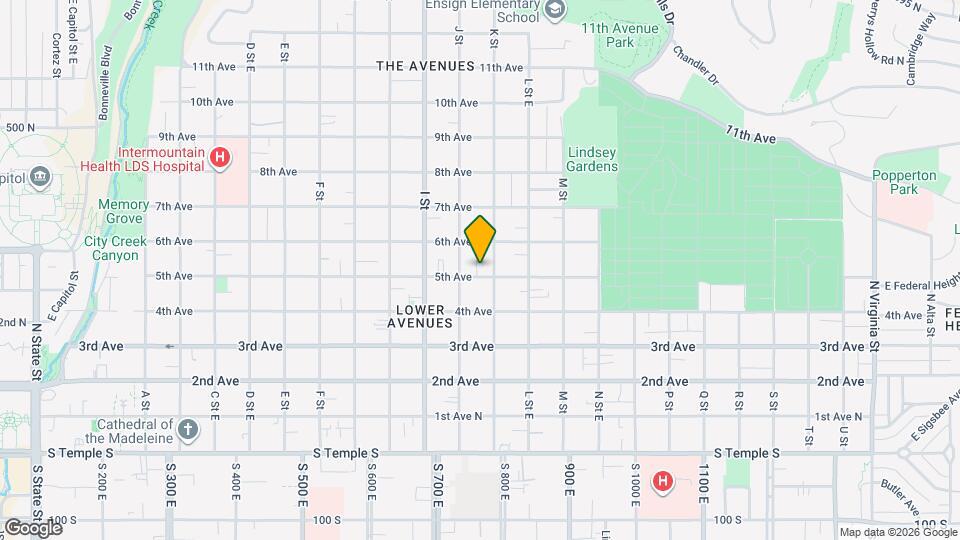 675 E 5th Ave Map and Location Details