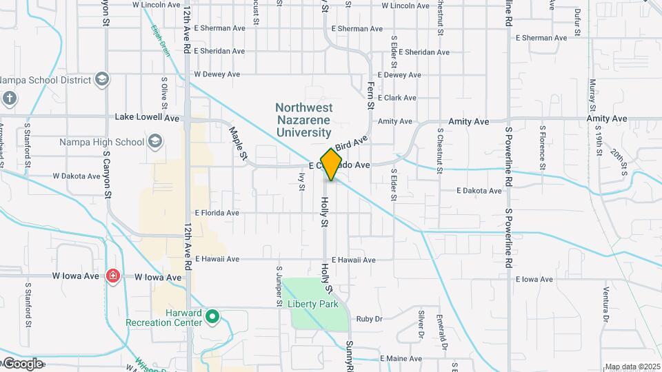 1014 Holly St Map and Location Details