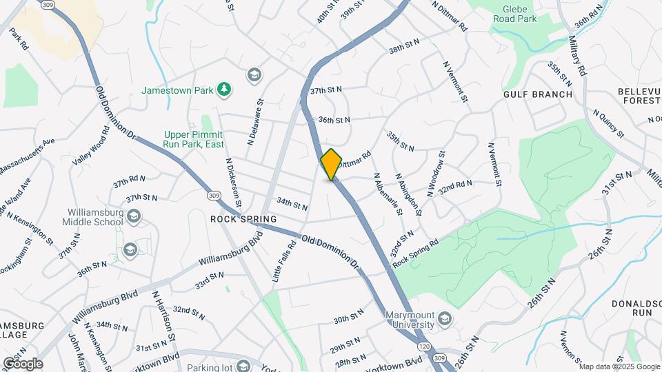 3420 N Glebe Rd Map and Location Details