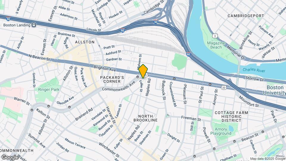 1110 Commonwealth Avenue-Unit -Apt 603 Map and Location Details