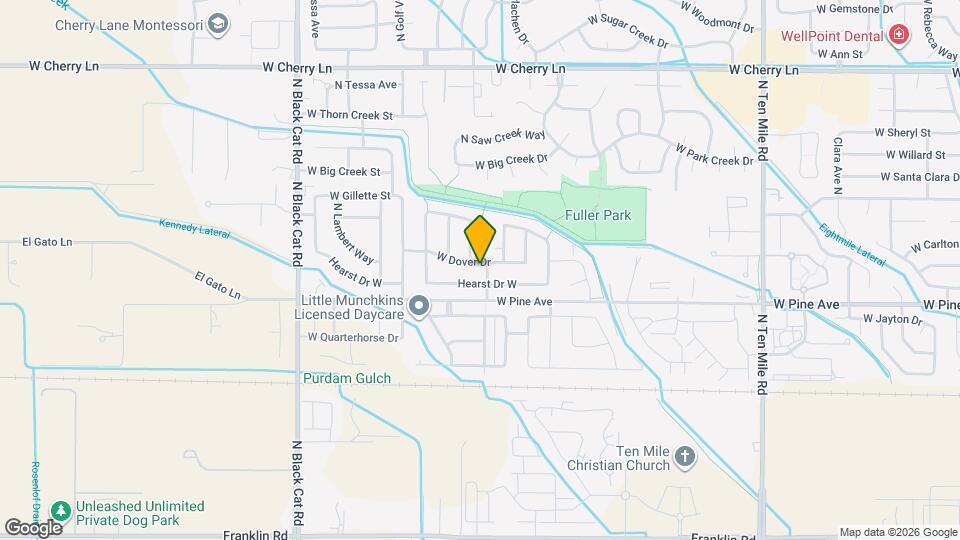 4157 W Dover Dr Map and Location Details