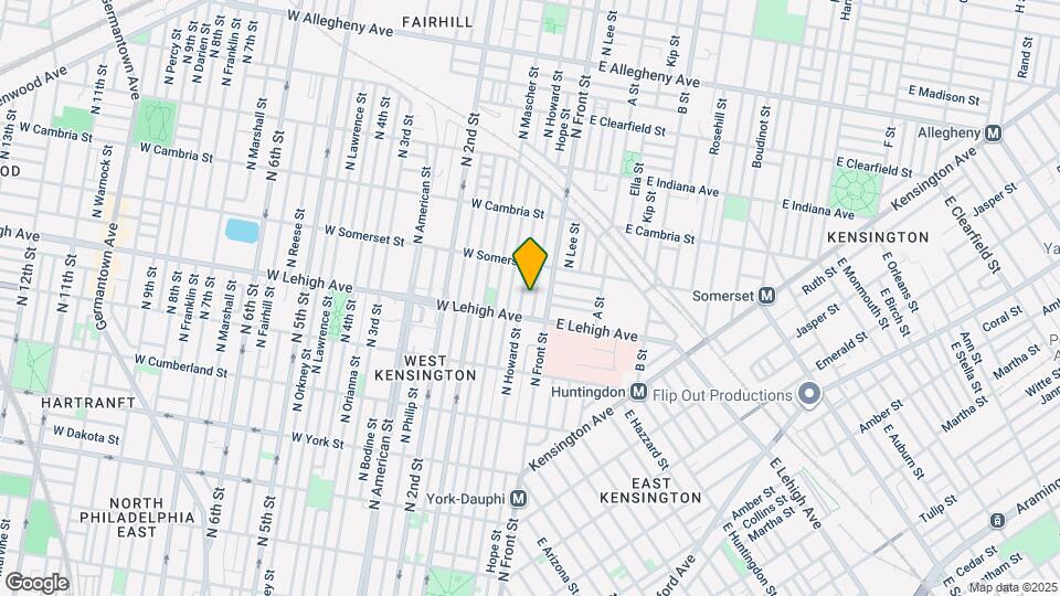 2717 N Howard St Map and Location Details