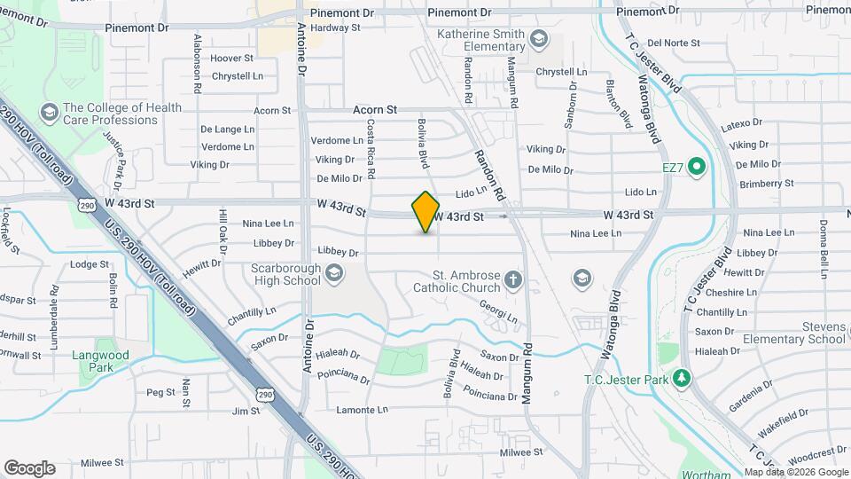 5109 Nina Lee Ln Map and Location Details