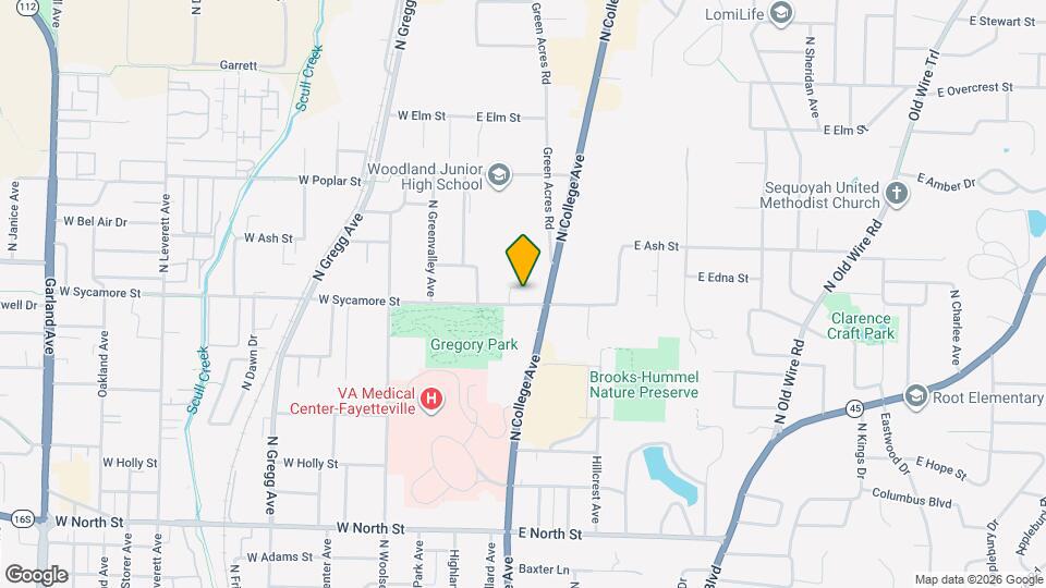 1742 N Reno Dr Mapa y Detalles de la Ubicación