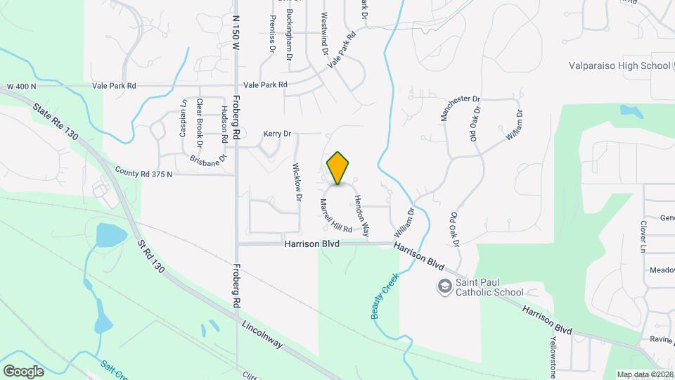 2105 Hendon Way Map and Location Details