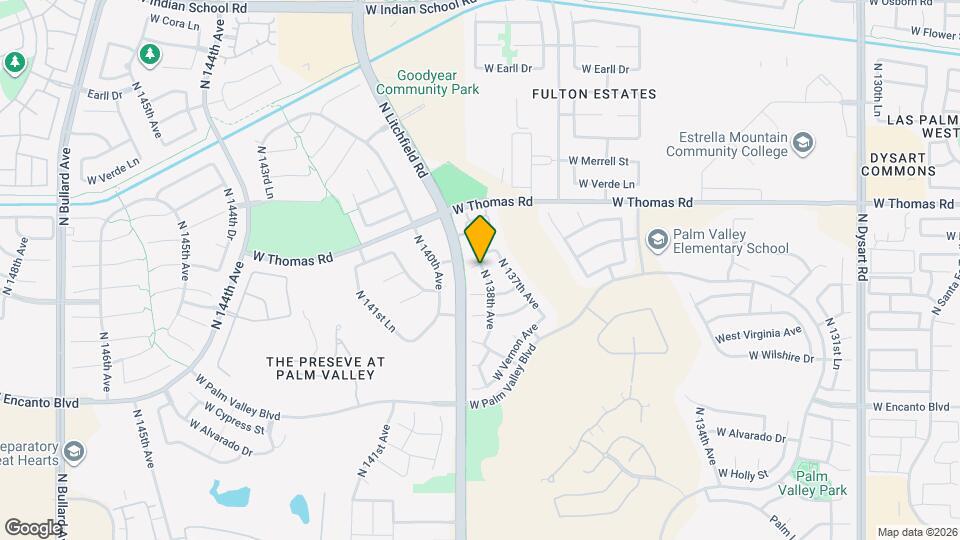 2690 N 138th Ave Map and Location Details