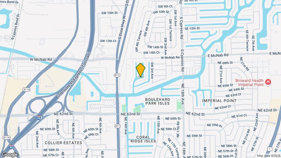 421 SW 18th St Map and Location Details