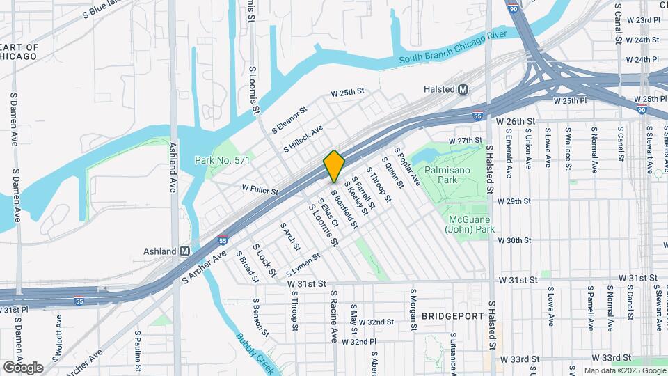2855 S Archer Ave Map and Location Details