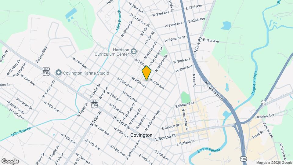 613 N Jackson St Map and Location Details