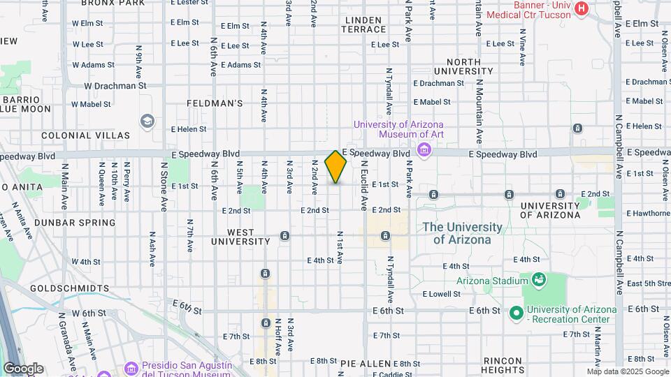 642 E First St Map and Location Details