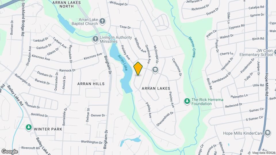 1521 Paisley Ave Map and Location Details