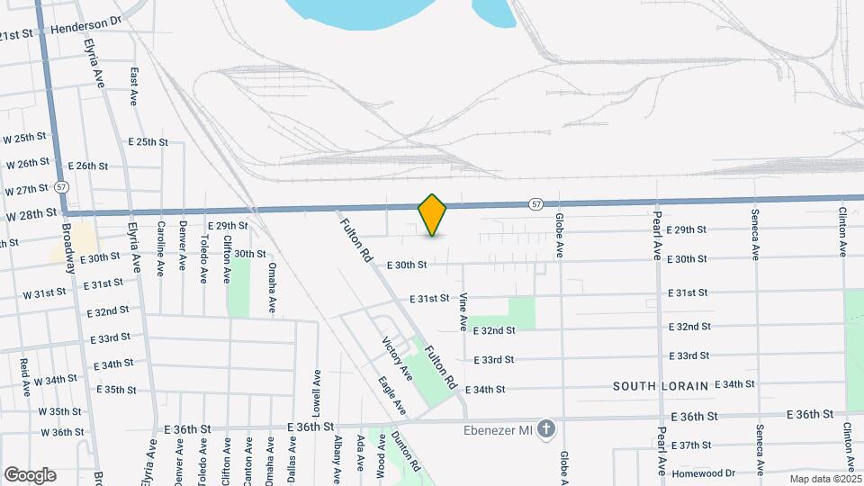 1542 E 29th St Map and Location Details