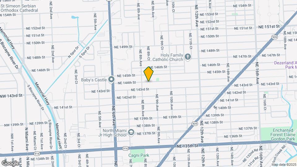 840 NE 144th St Map and Location Details