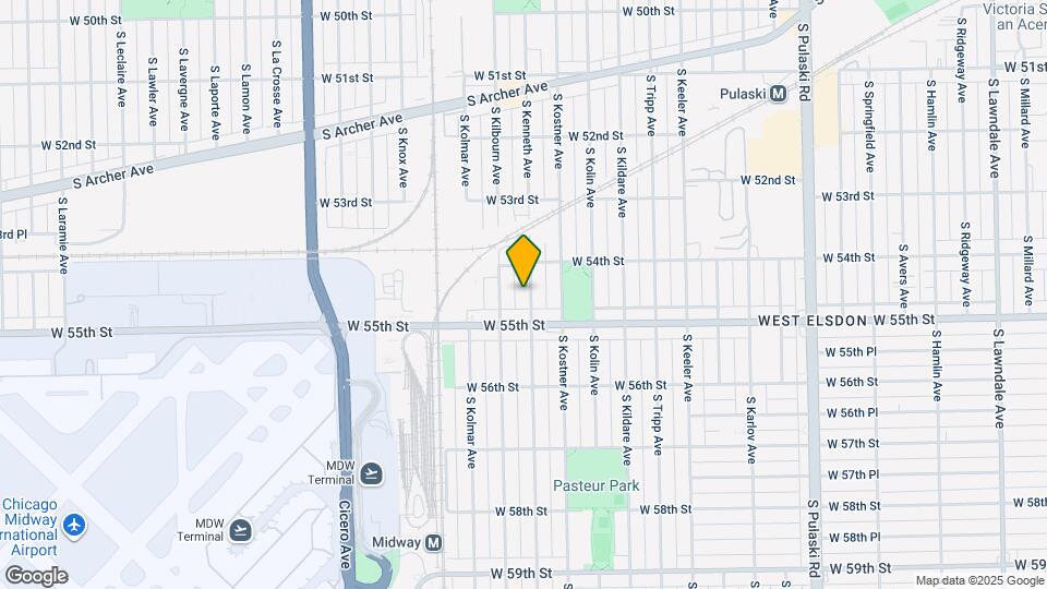 5428 S Kenneth Ave Map and Location Details