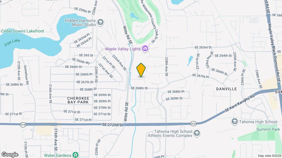 22502 SE 267th St Mapa y Detalles de la Ubicación