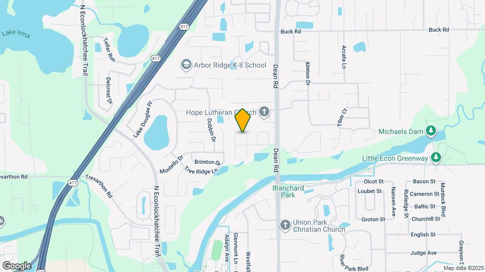 2510 Long Meadow Way Map and Location Details
