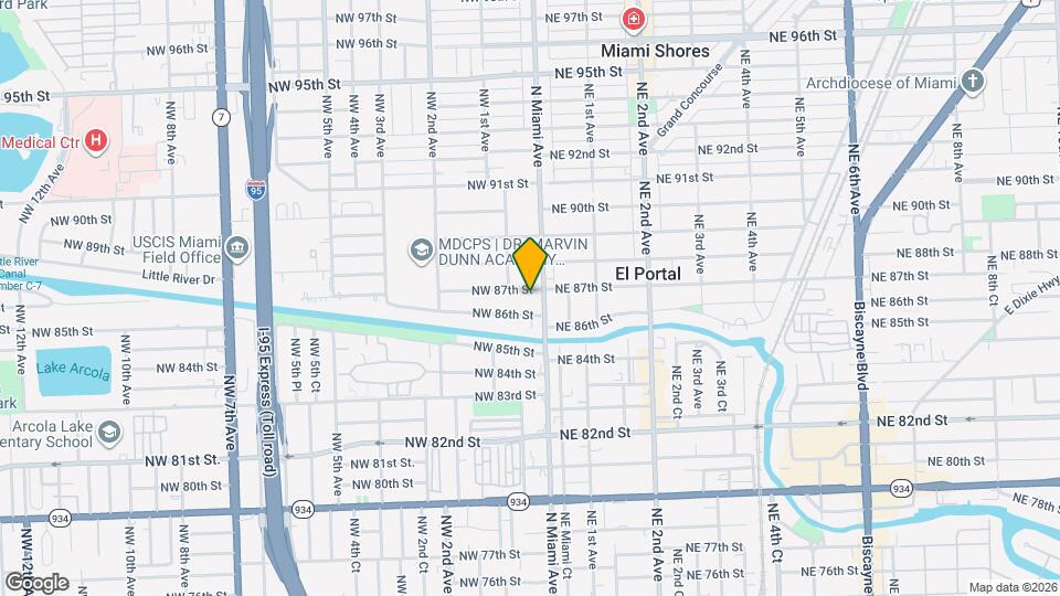 66 NW 87th St Map and Location Details