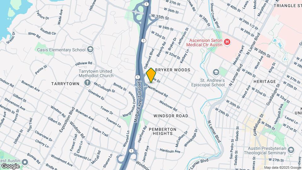 1708 Northwood Rd Map and Location Details