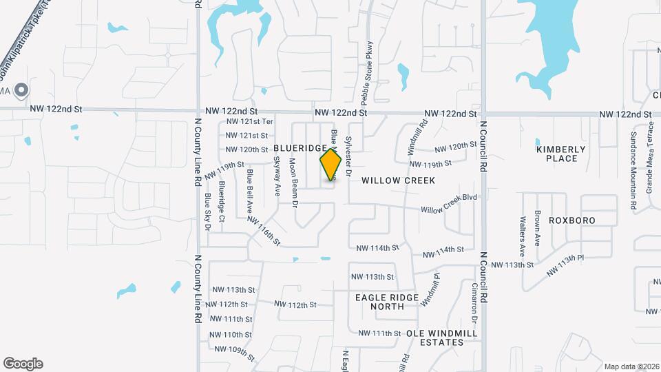 11901 Blue Moon Ave Map and Location Details