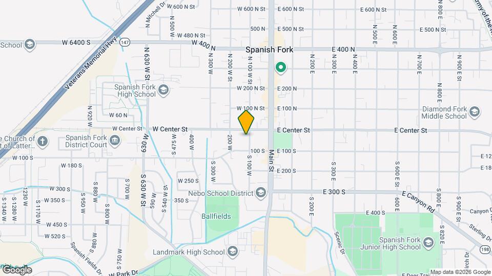 30 S 100 W Map and Location Details