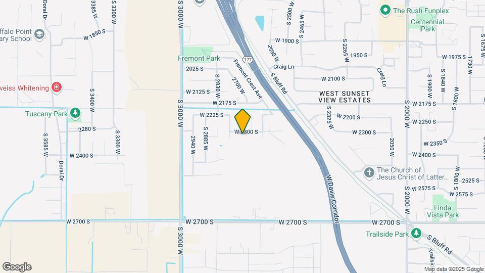 2715 W 2300 S Map and Location Details