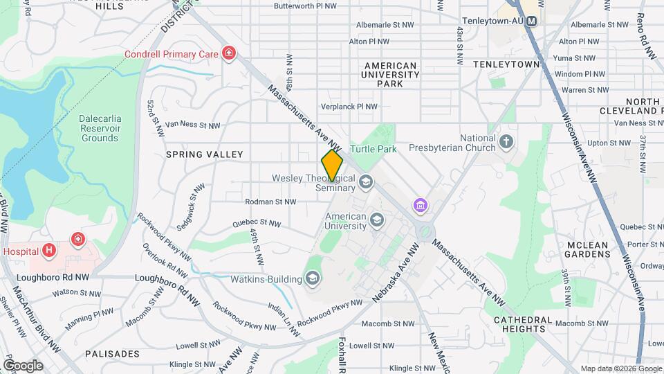 4612 Sedgwick St NW Map and Location Details