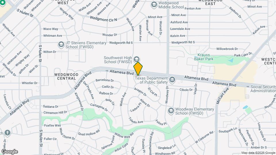 4127 Altamesa Blvd Mapa y Detalles de la Ubicación