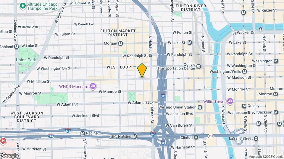 825 W Madison St Mapa y Detalles de la Ubicación