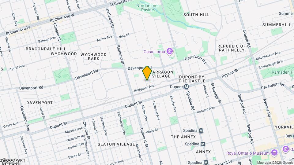 327 Howland Ave Map and Location Details