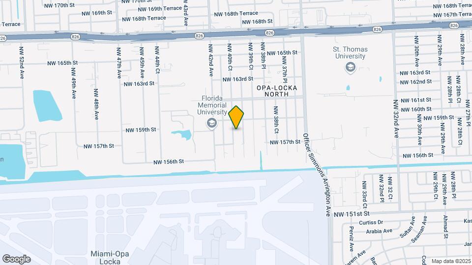 15741 NW 40th Ct Map and Location Details