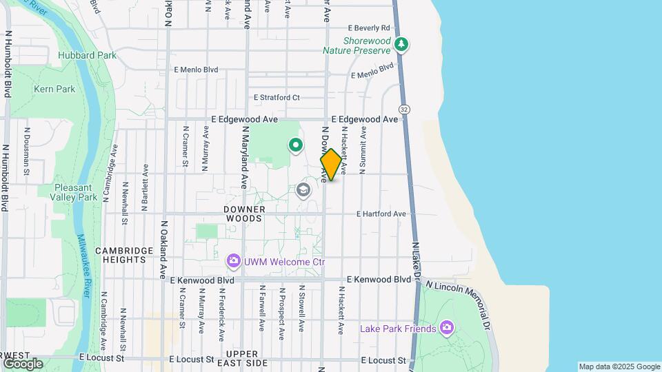 3360 N Downer Ave Map and Location Details